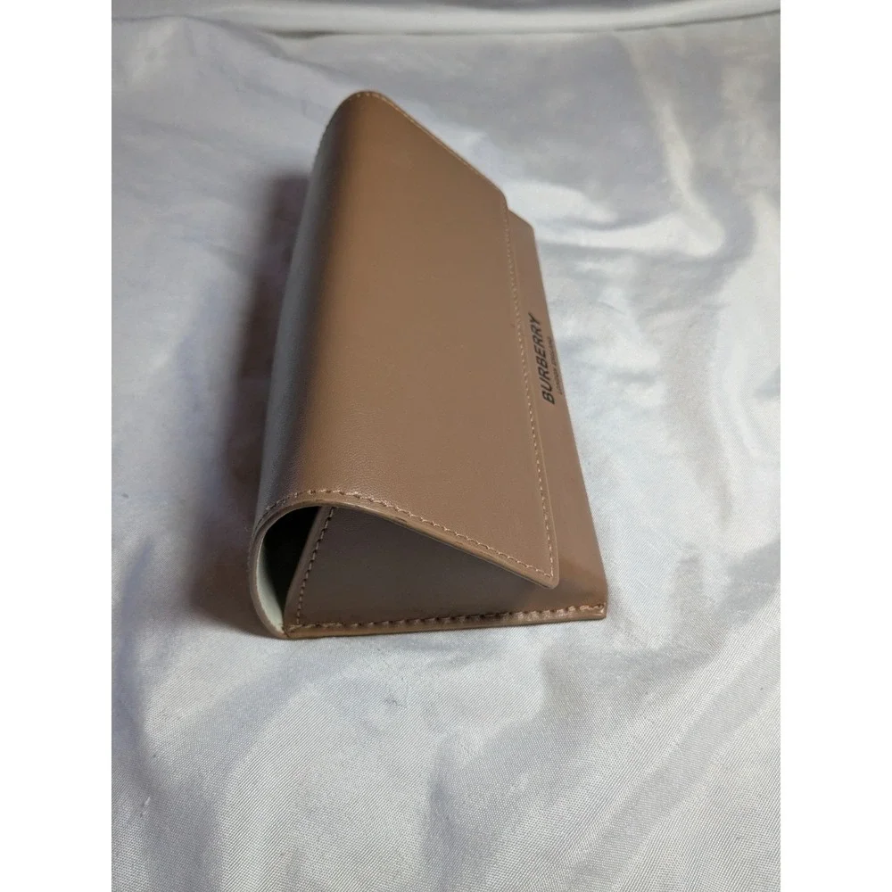 Burberry Tan And Black Glasses Case